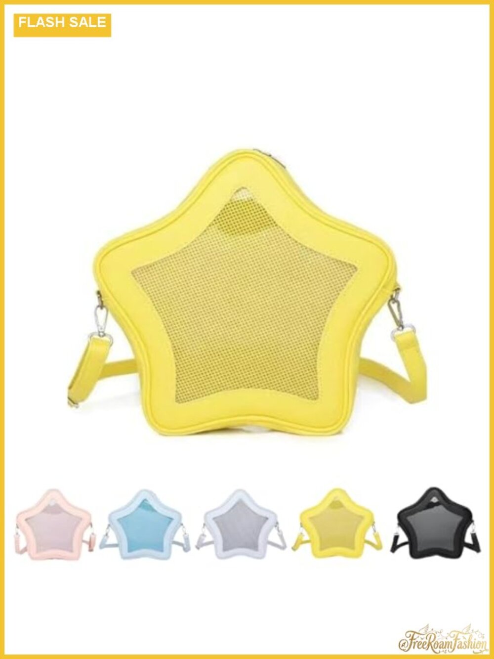 Ita Bag Kawaii Star Shaped Backpack Waterproof Polyester Adjustable Strap Large